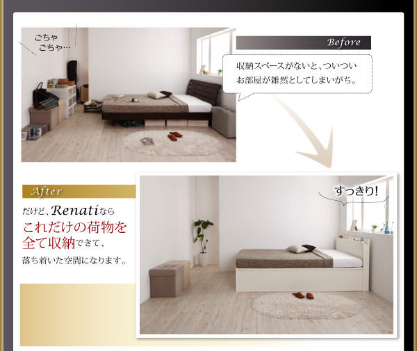 これだけの荷物も収納可能