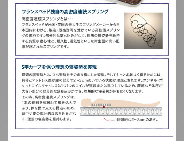 S字カーブの理想の寝姿勢