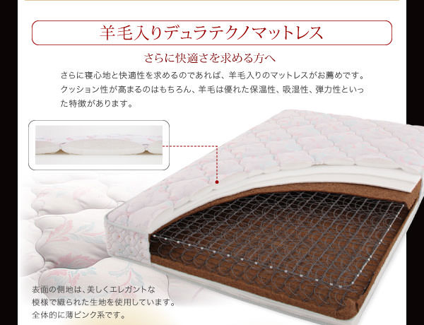 羊毛入りデュラテクノマットレス