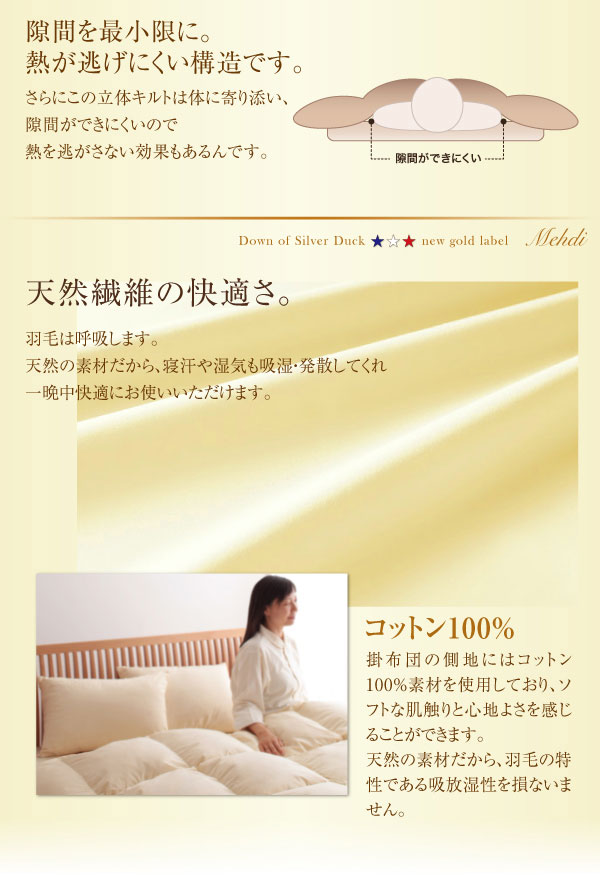 天然繊維の快適さ