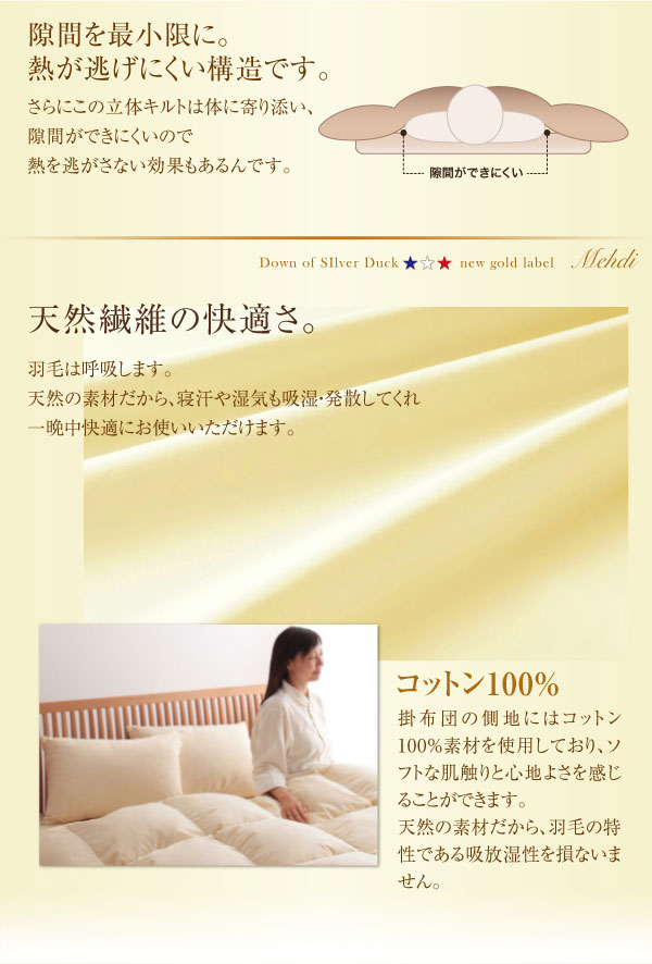 オールシーズン対応の2枚合わせ