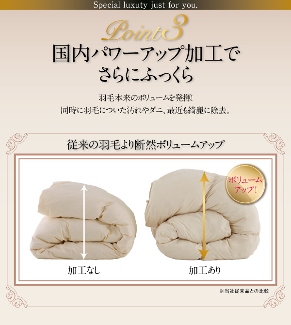 国内パワーアップ加工でさらにふっくら