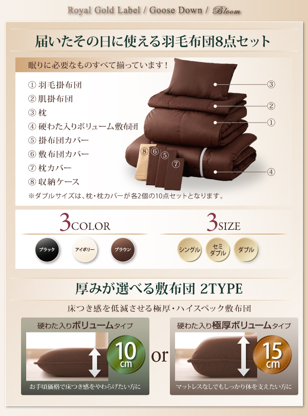 届いたその日に使える8点セット