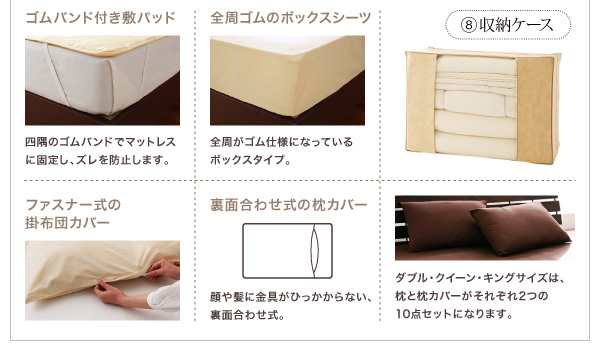 ベッドタイプのこだわり