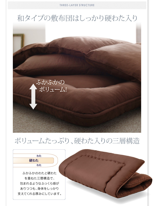 硬綿入り敷布団