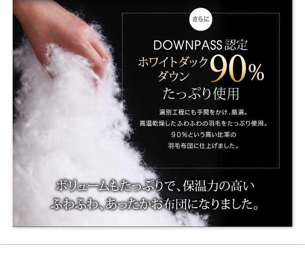 ホワイトダック90%