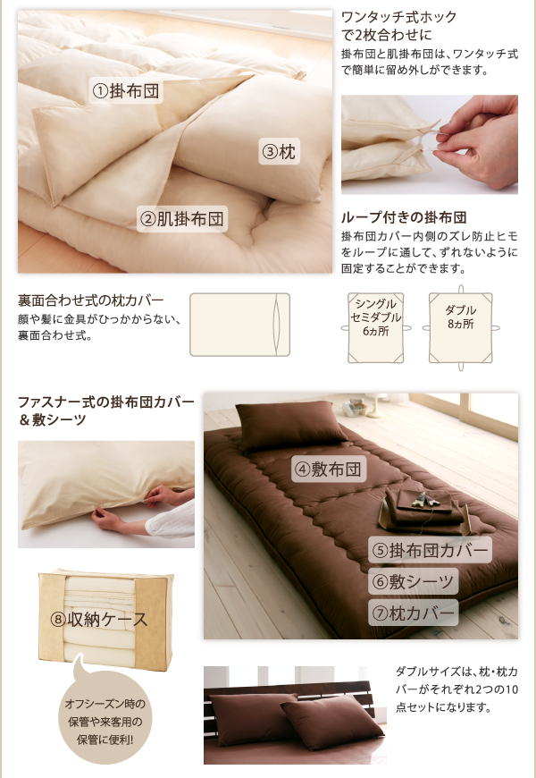 ワンタッチホック式