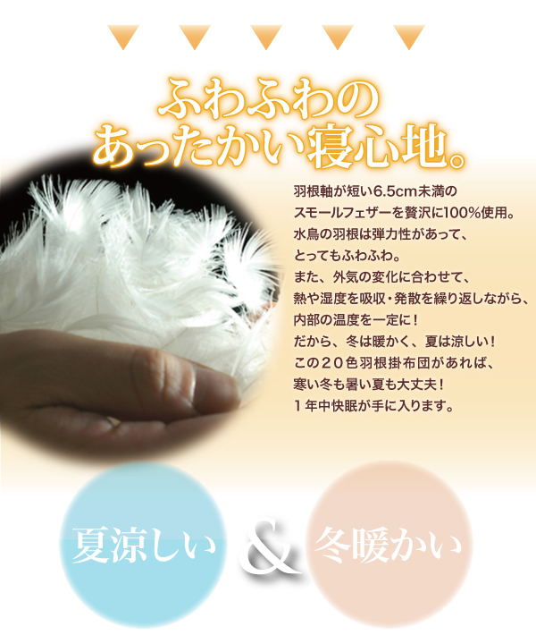 羽毛100%使用