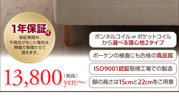 1年間保証付き