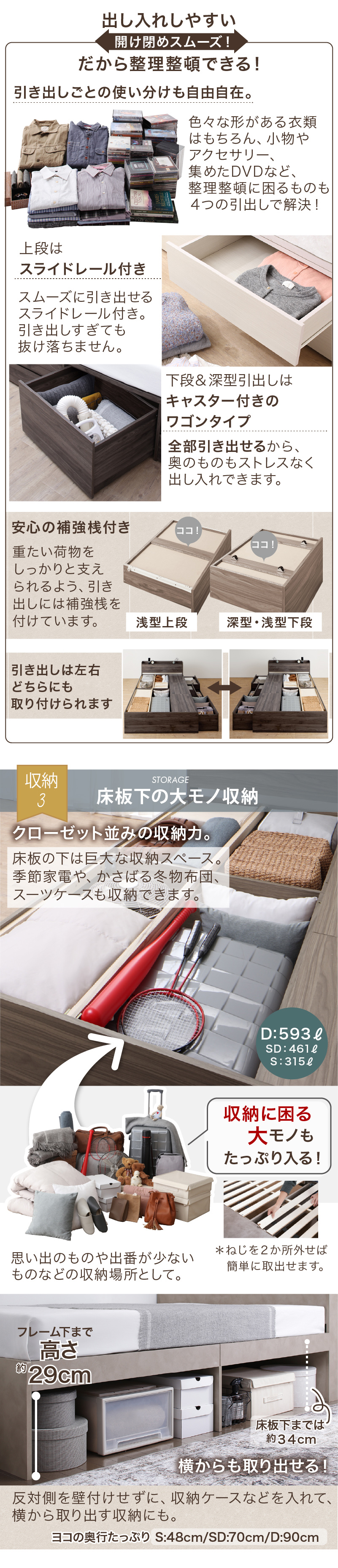 スムーズな開閉