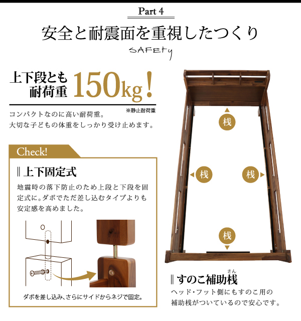 安全と耐震面を重視したつくり