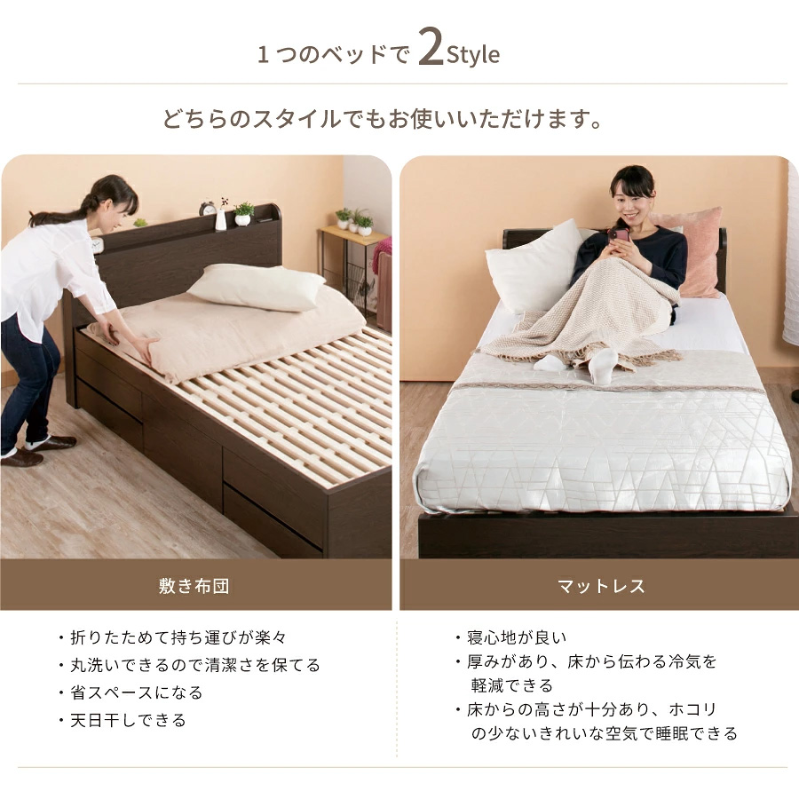 １つのベッドで２style