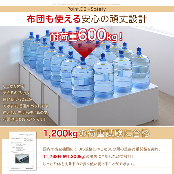 耐荷重600kg