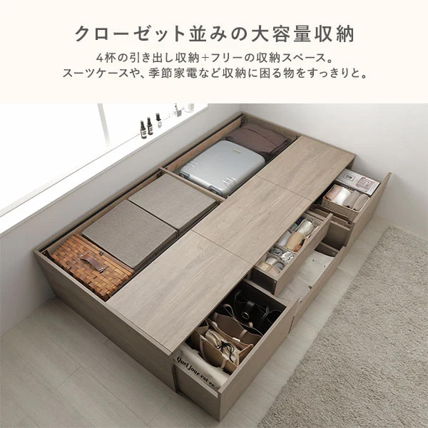 クローゼット並みの大容量収納