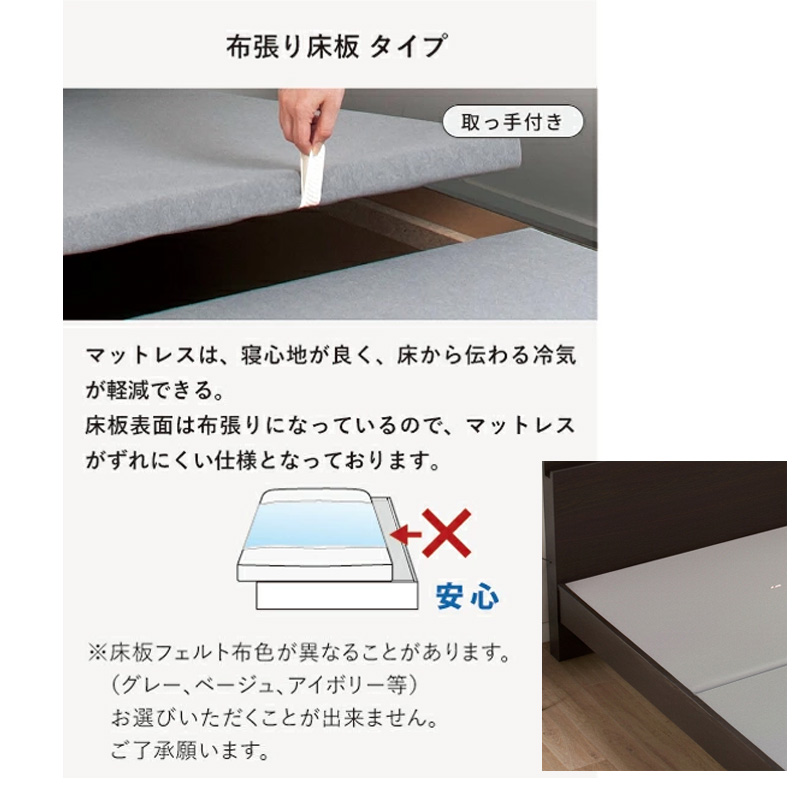 布張り床板の特徴