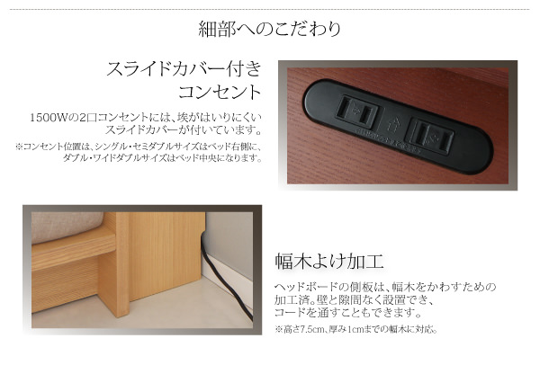 細部へのこだわり