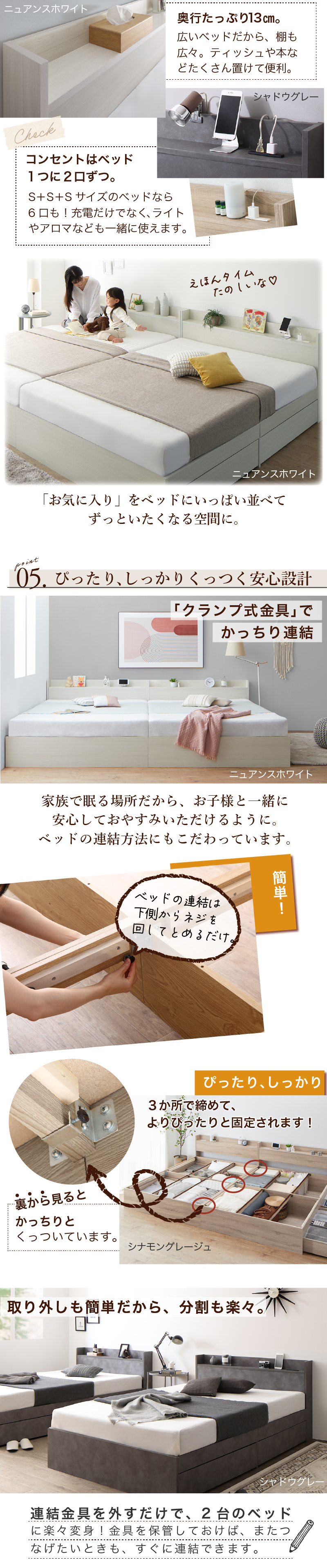 ファミリーベッドの人気サイズ