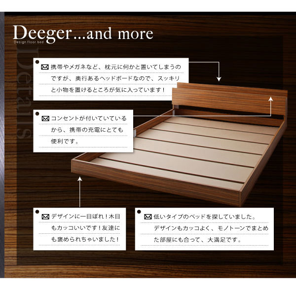フロアベッド【Deeger】ディージャー詳細