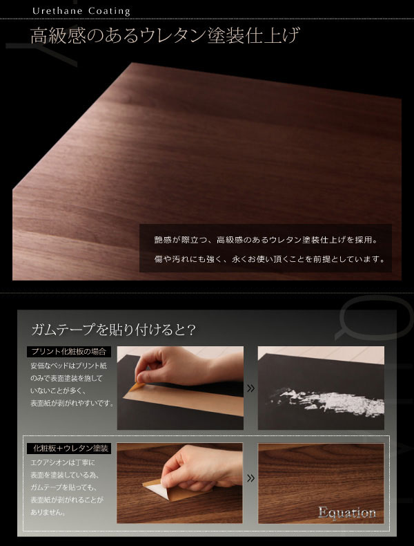 ウレタン塗装仕上げ
