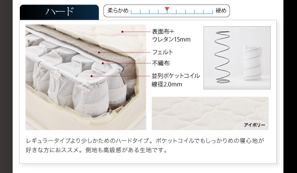 ポケットコイルハードタイプ