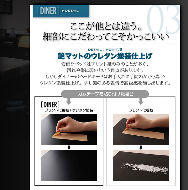 艶マットのウレタン塗装仕上げ