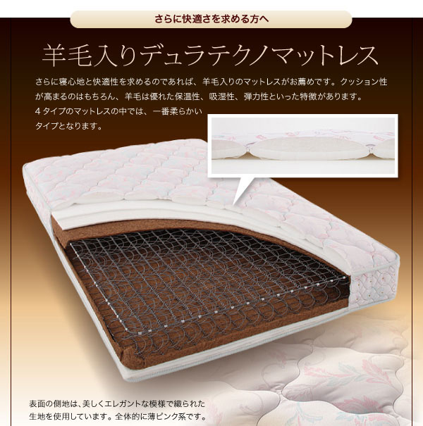 羊毛入りデュラテクノマットレス