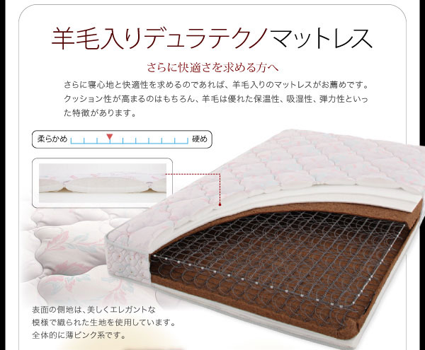 羊毛入りデュラテクノマットレス