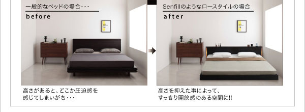 一般的なベッドとの比較