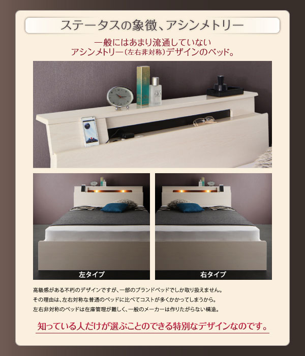 左右非対称デザイン