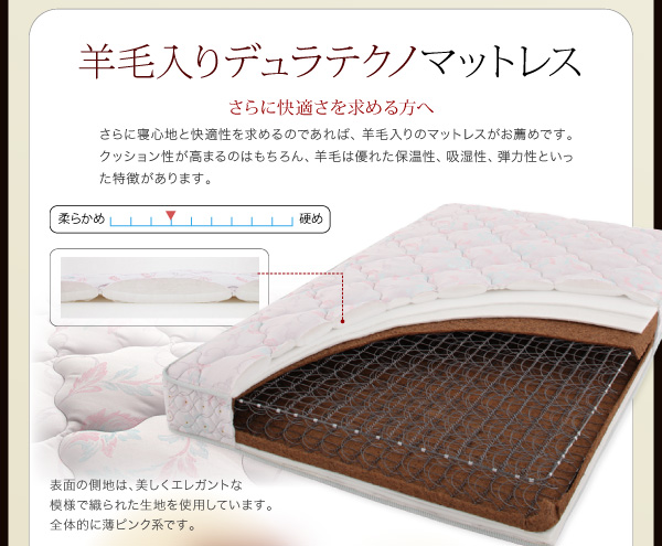 羊毛入りデュラテクノマットレス