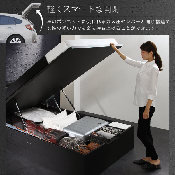 軽くスマートな開閉