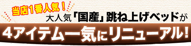 国産跳ね上げベッドリニュアル