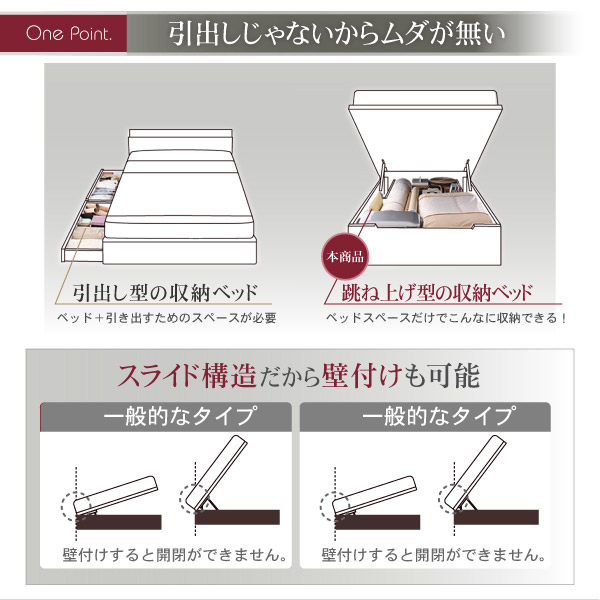 引出しじゃないからムダが無い