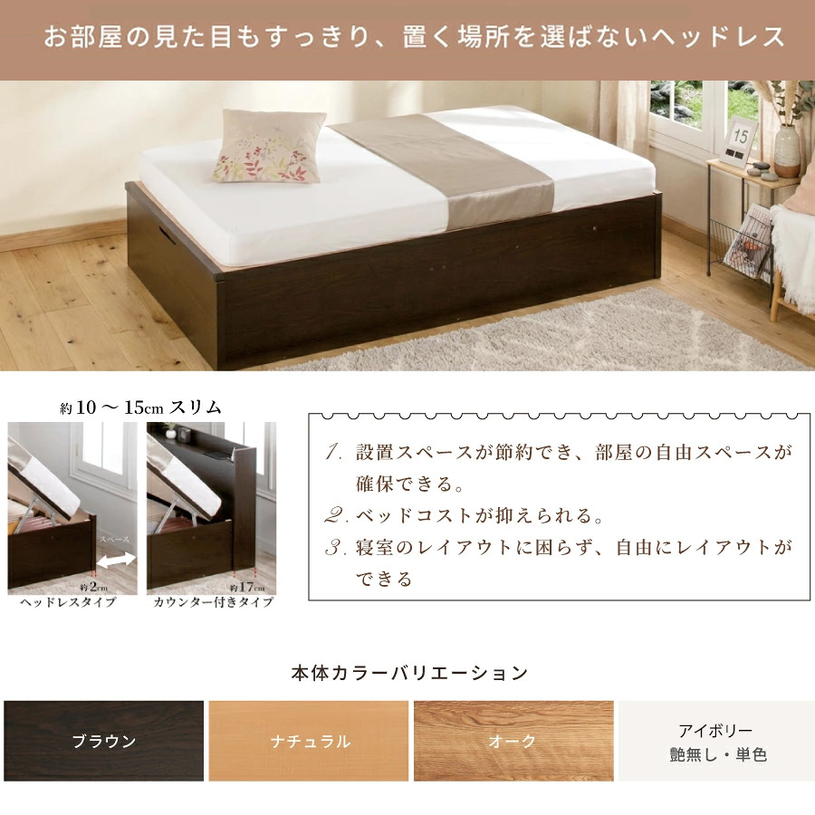 床板を跳ね上げた時の最大高さ
