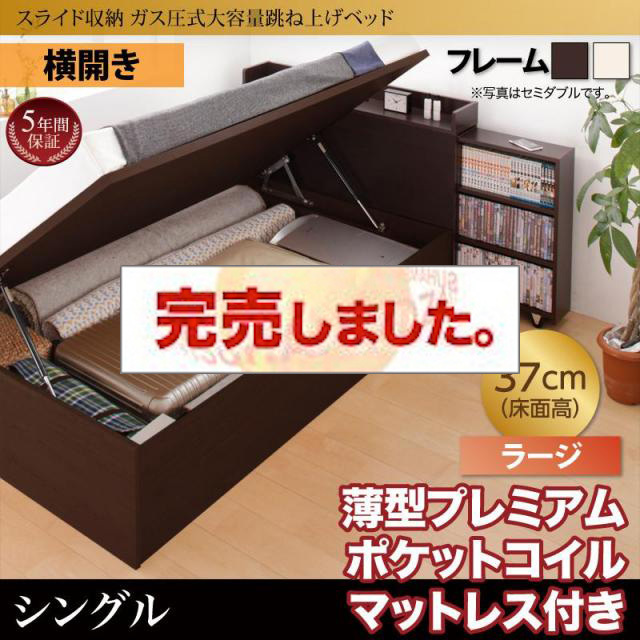 スライド収納 跳ね上げベッド【Many-IN】メニーイン