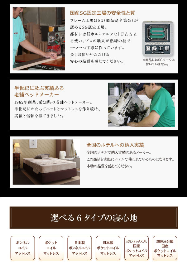 国産SG認定工場での製造