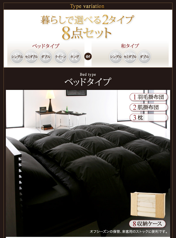 8点セットベッドタイプ