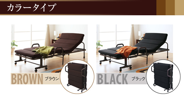 カラータイプ、ブラウン、ブラック