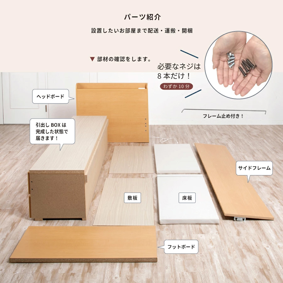 パーツの紹介