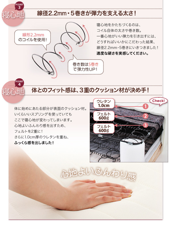 心地よいふんわり感