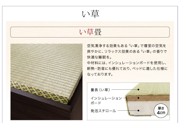 日本古来のい草畳