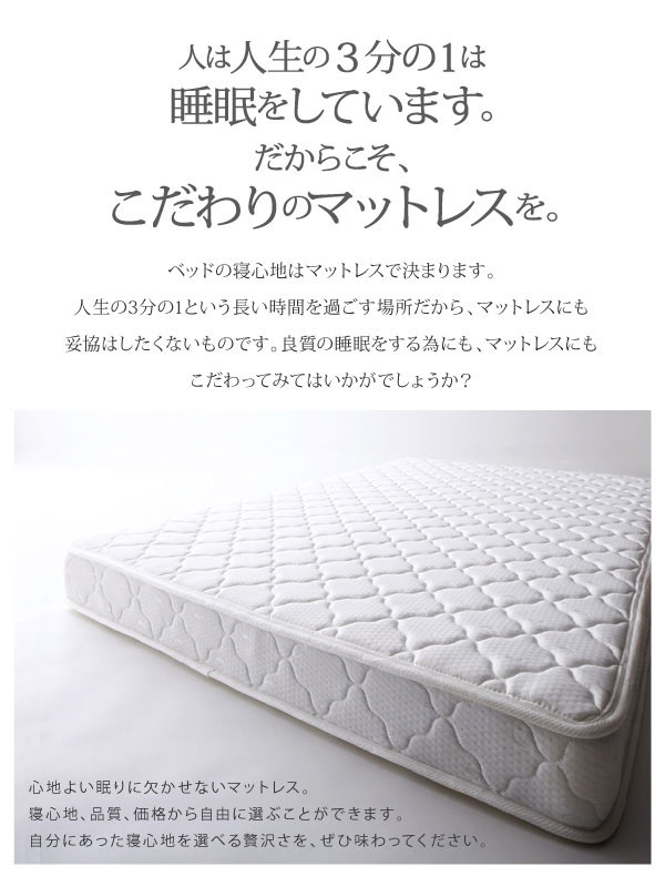 こだわりのマットレス