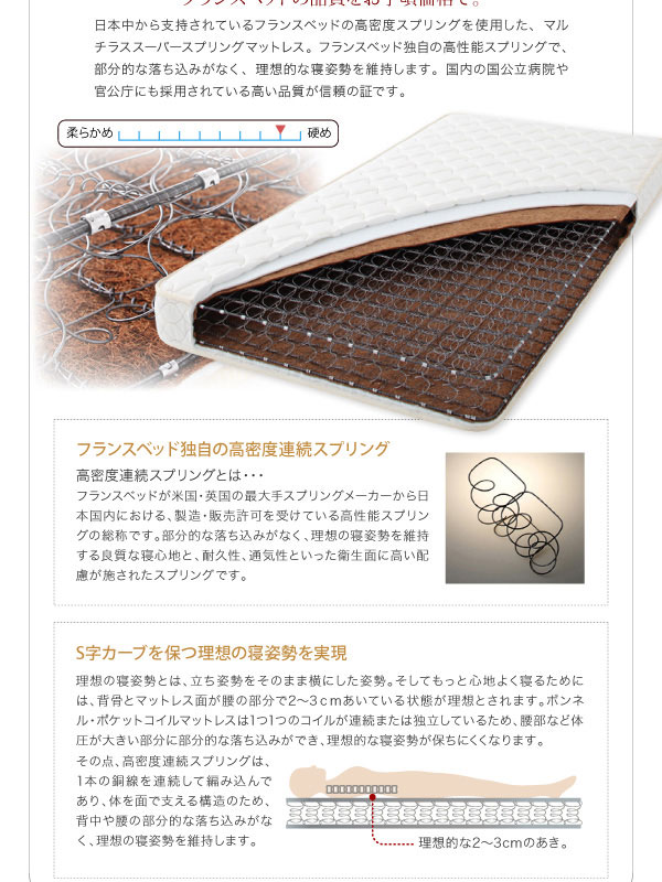 S字カーブの理想の寝姿勢