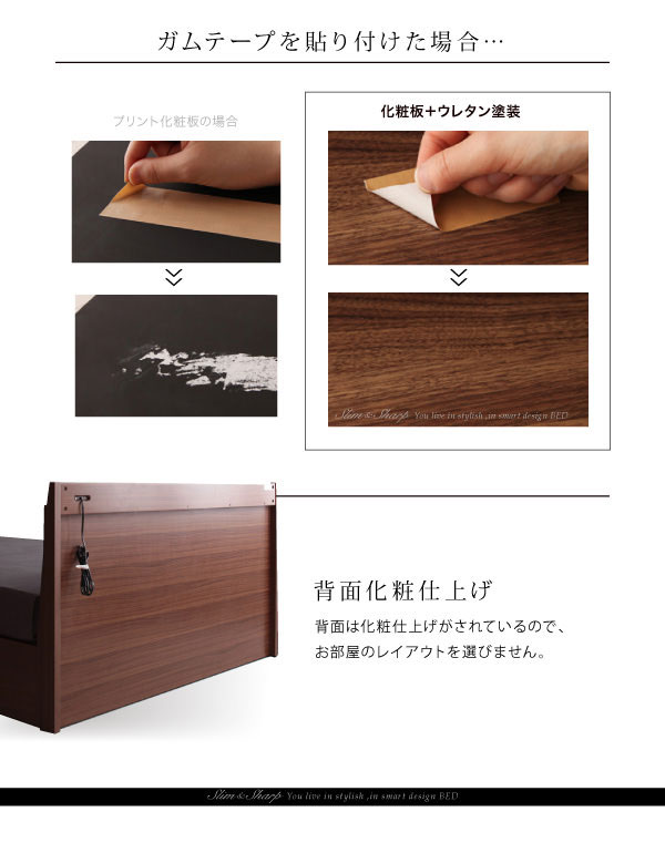 背面化粧仕上げ