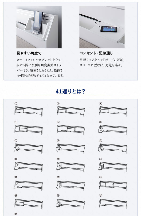 41通りのアレンジ