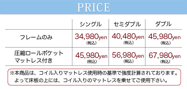 価格表