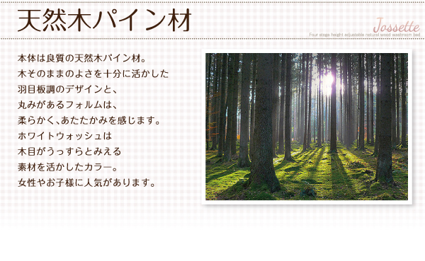 天然木パイン材仕様