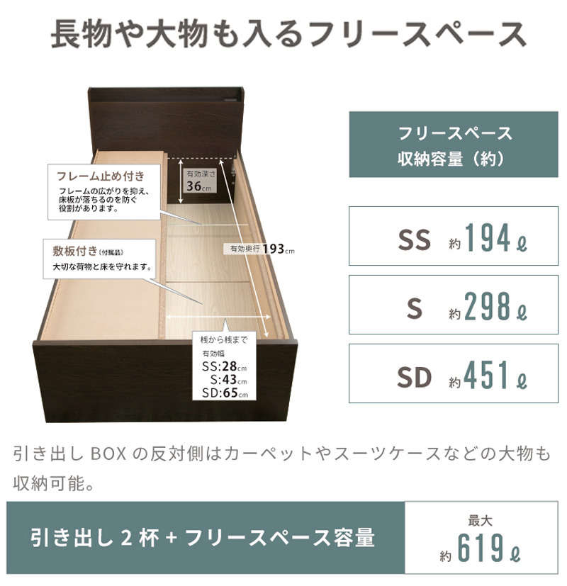 長物収納スペース