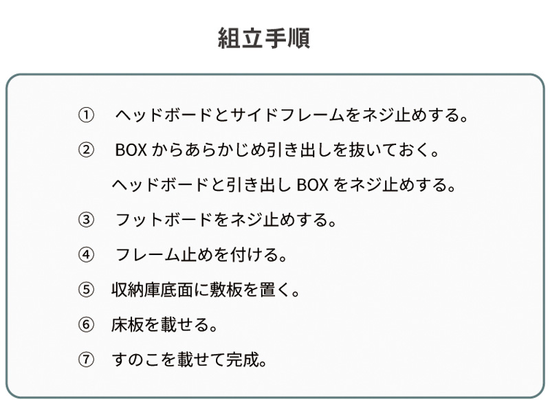 組み立て手順