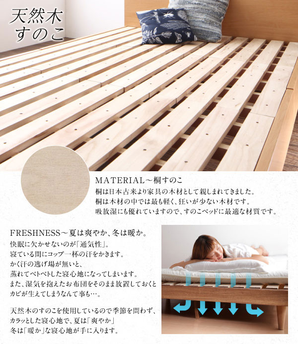 天然木桐すのこ